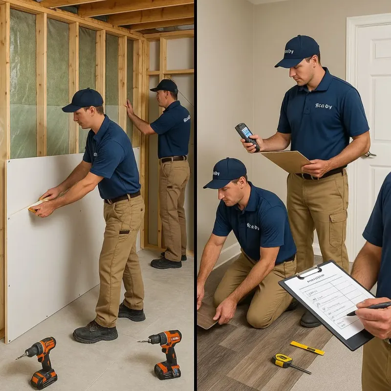 Repairs and Reconstruction process in Crandon Lakes, NJ
